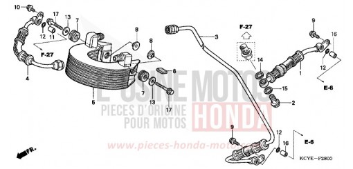 OIL COOLER XR400R4 de 2004